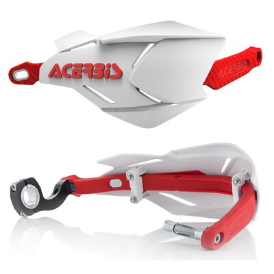 ACERBIS HANDGUARDS X-FACTORY WHITE RED