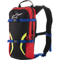Alpinestars Iguana Hydration Backpack - Black/Blue/Red/Yellow Fluorescent - OS