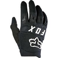 Fox 2023 Youth Dirtpaw Black White Gloves