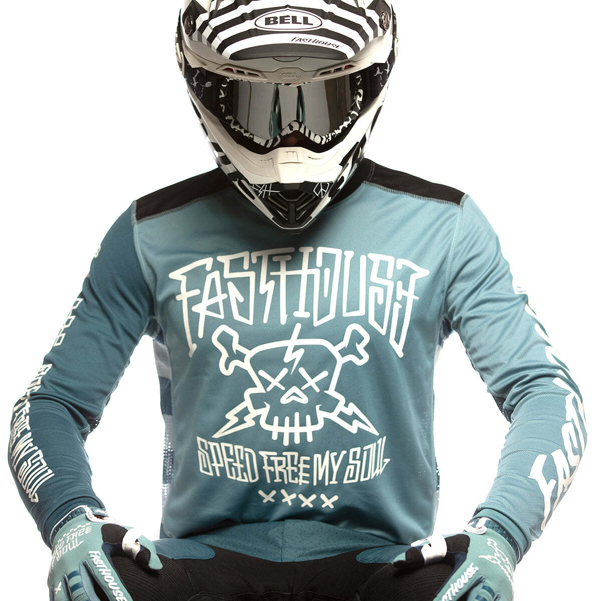 Fasthouse Off-Road Jersey - Black/Amber L