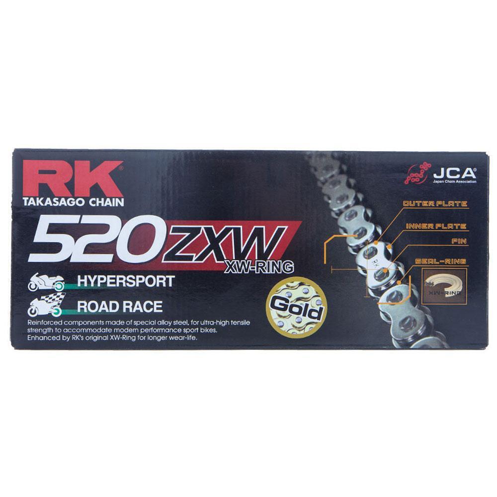 RK CHAIN GB520ZXW 120LINKS GOLD