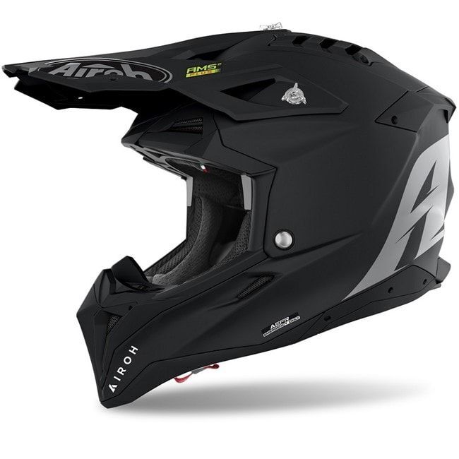 Airoh black hot sale helmet