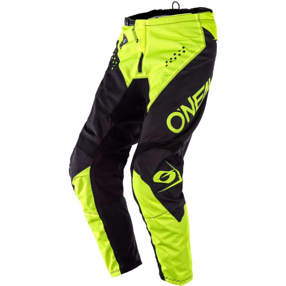 Oneal Element Racewear Black Yellow Pants