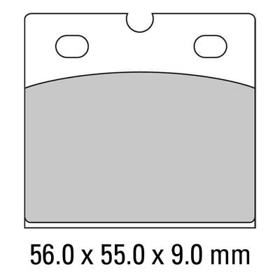 Ferodo Disc Pad Set - FDB108 P Platinum Non Sintered Compound