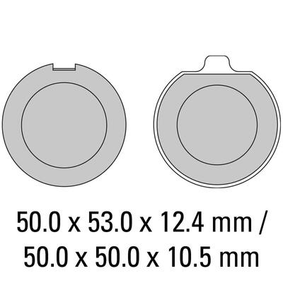 Ferodo Disc Pad Set - FDB150 P Platinum Non Sintered Compound