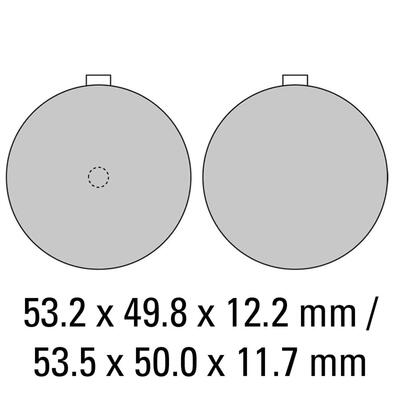 Ferodo Disc Pad Set - FDB178 P Platinum Non Sintered Compound