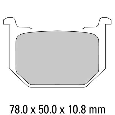 Ferodo Disc Pad Set - FDB218 P Platinum Non Sintered Compound