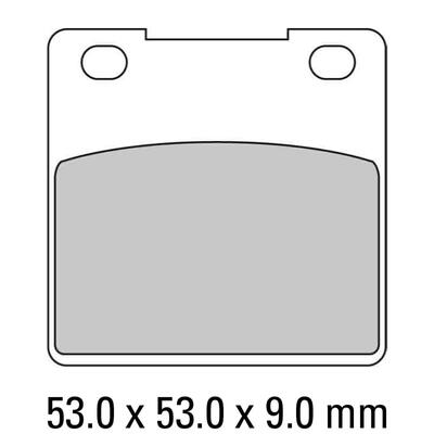 Ferodo Disc Pad Set - FDB338 ST Sinter Grip Sintered Compound - Road