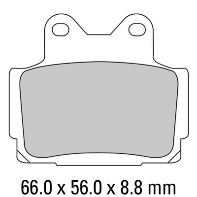 Ferodo Disc Pad Set - FDB386 P Platinum Non Sintered Compound