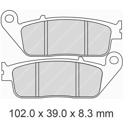 Ferodo Race Brake Disc Pad Set - FDB570 XRAC