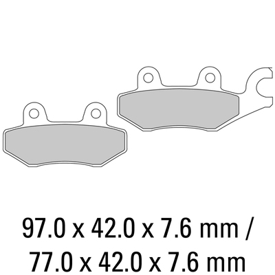 FERODO Brake Disc Pad Set - FDB631EF