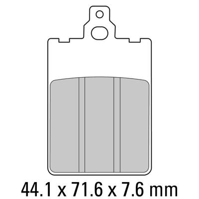 Ferodo Disc Pad Set - FDB698 P Platinum Non Sintered Compound