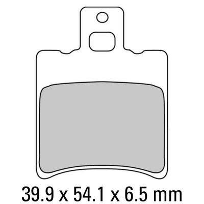 Ferodo Disc Pad Set - FDB889 AG Argento Non Sintered Compound