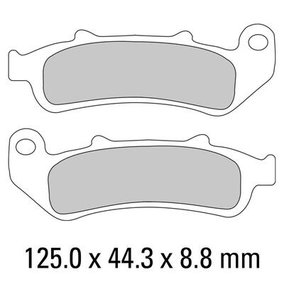 Ferodo Disc Pad Set - FDB2002 P Platinum Non Sintered Compound