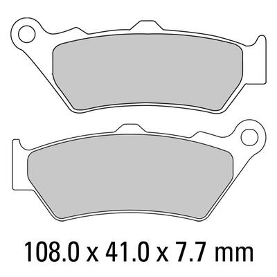 Ferodo Disc Pad Set - FDB2006 EF Eco Friction Non Sintered Compound