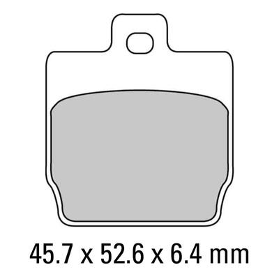 Ferodo Disc Pad Set - FDB2062 AG Argento Non Sintered Compound