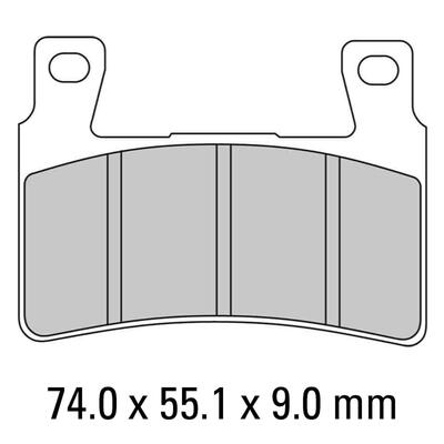 Ferodo Disc Pad Set - FDB2079 EF Eco Friction Non Sintered Compound