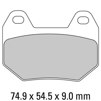 Ferodo Disc Pad Set - FDB2102 P Platinum Non Sintered Compound