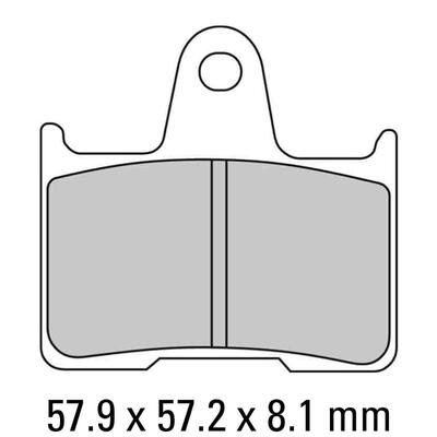 Ferodo Disc Pad Set - FDB2111 ST Sinter Grip Sintered Compound - Road