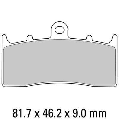 Ferodo Disc Pad Set - FDB2124 P Platinum Non Sintered Compound