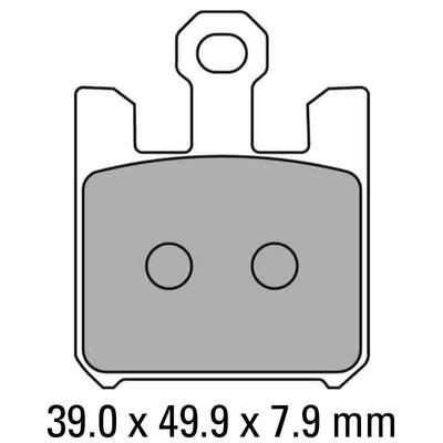 Ferodo Disc Pad Set - FDB2164 ST Sinter Grip Sintered Compound - Road