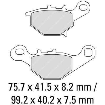 Ferodo Disc Pad Set - FDB2197 SG Sinter Grip Sintered Compound - Off-Road