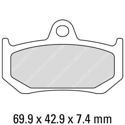 Ferodo Disc Pad Set - FDB2198 ST Sinter Grip Sintered Compound - Road