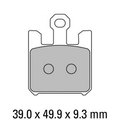 Ferodo Disc Pad Set - FDB2203 CP211 Carbon Grip Race Compound - Non Sintered