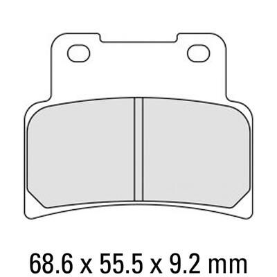 Ferodo Disc Pad Set - FDB2216 P Platinum Non Sintered Compound