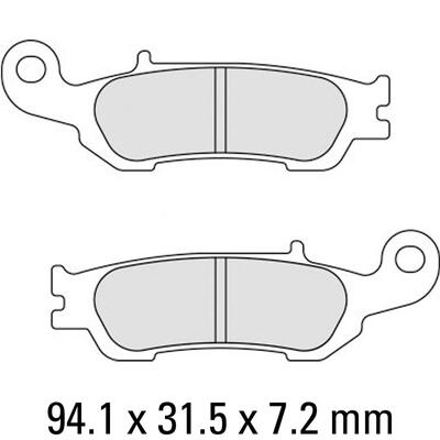 Ferodo Disc Pad Set - FDB2219 ZR Sintered Sintered Race Compound - Off-Road