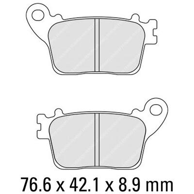 Ferodo Disc Pad Set - FDB2221 ST Sinter Grip Sintered Compound - Road