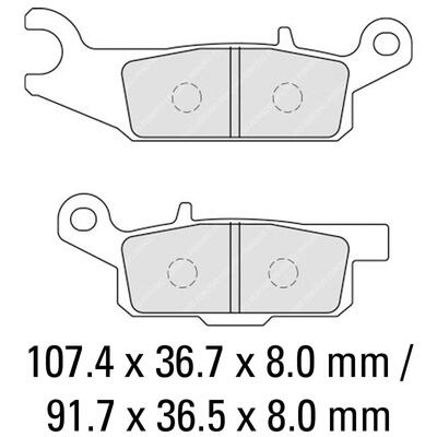 Ferodo Disc Pad Set - FDB2230 SG Sinter Grip Sintered Compound - Off-Road