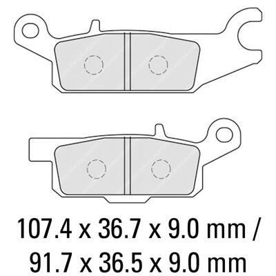 Ferodo Disc Pad Set - FDB2233 SG Sinter Grip Sintered Compound - Off-Road