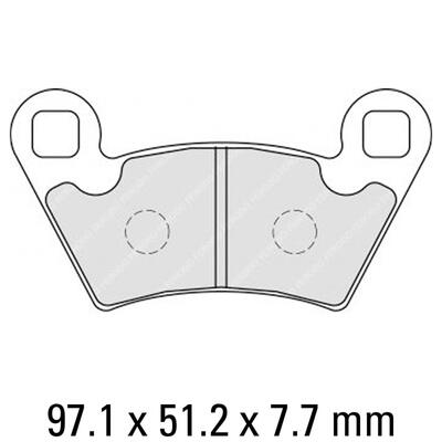 Ferodo Disc Pad Set - FDB2236 SG Sinter Grip Sintered Compound - Off-Road