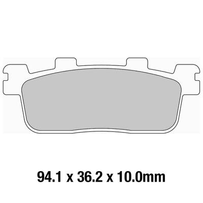 Ferodo Disc Pad Set - FDB2254 EF Eco Friction Non Sintered Compound