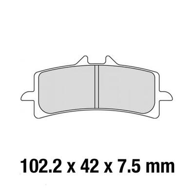 Ferodo Disc Pad Set - FDB2260 CP1 Ceramic Grip Race Compound - Non Sintered