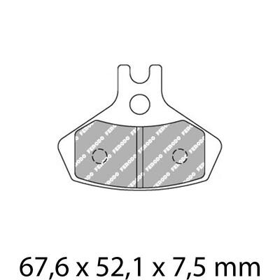 Ferodo Disc Pad Set - FDB2271 SG Sinter Grip Sintered Compound - Off-Road