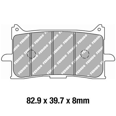 Ferodo Disc Pad Set - FDB2294 ST Sinter Grip Sintered Compound - Road