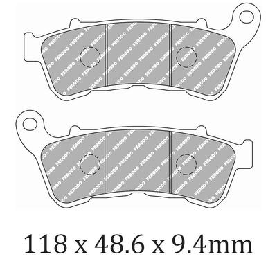 Ferodo Disc Pad Set - FDB2299 ST Sinter Grip Sintered Compound - Road