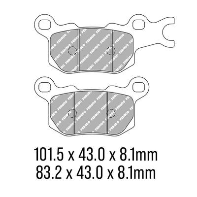 Ferodo Disc Pad Set - FDB2317 SG Sinter Grip Sintered Compound - Off-Road