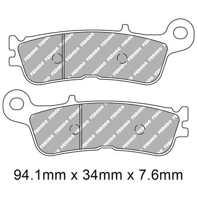 Ferodo Disc Pad Set - FDB2323 ZR Sintered Sintered Race Compound - Off-Road