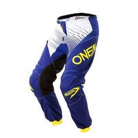 Oneal Element Racewear Pant - Blue/Yellow