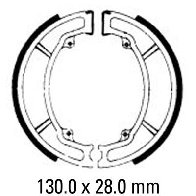 Ferodo Eco Brake Shoe Set - FSB733 EF