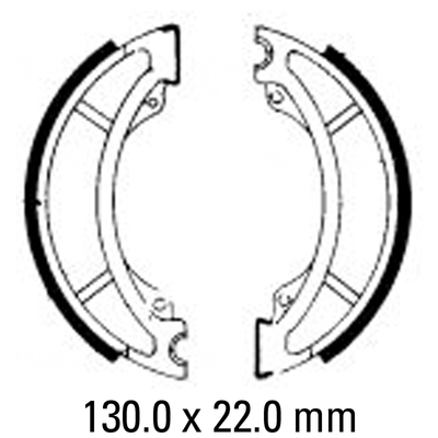 FERODO Brake Shoe Set - FSB763