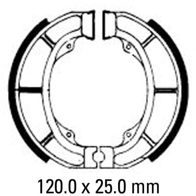 Ferodo Eco Brake Shoe Set - FSB777 EF