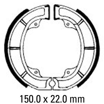 Ferodo Brake Shoe Set - FSB779