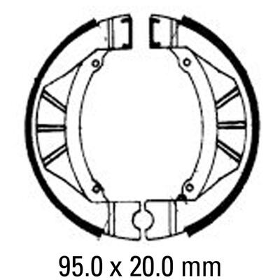 Ferodo Brake Shoe Set - FSB801