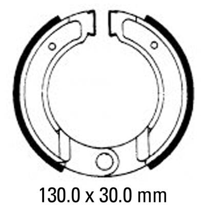 Ferodo Brake Shoe Set - FSB814