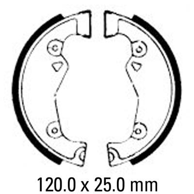 Ferodo Brake Shoe Set - FSB836