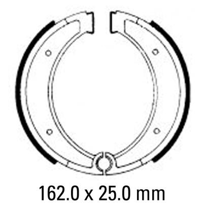 Ferodo Brake Shoe Set - FSB850